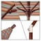 California Umbrella 7.5 Bronze Aluminum Market Umbrella, Sunbrella Gateway Blush 194061338063 - alternate 2